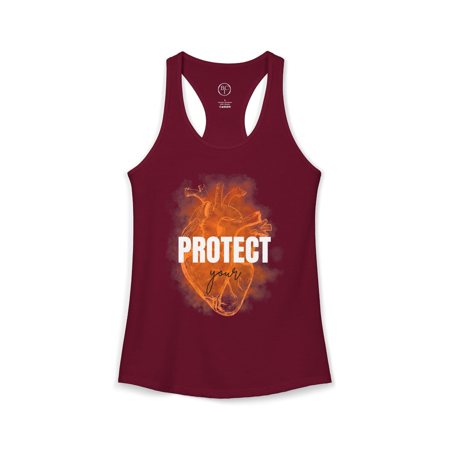 Women's Protect Your Heart Racerback Tank