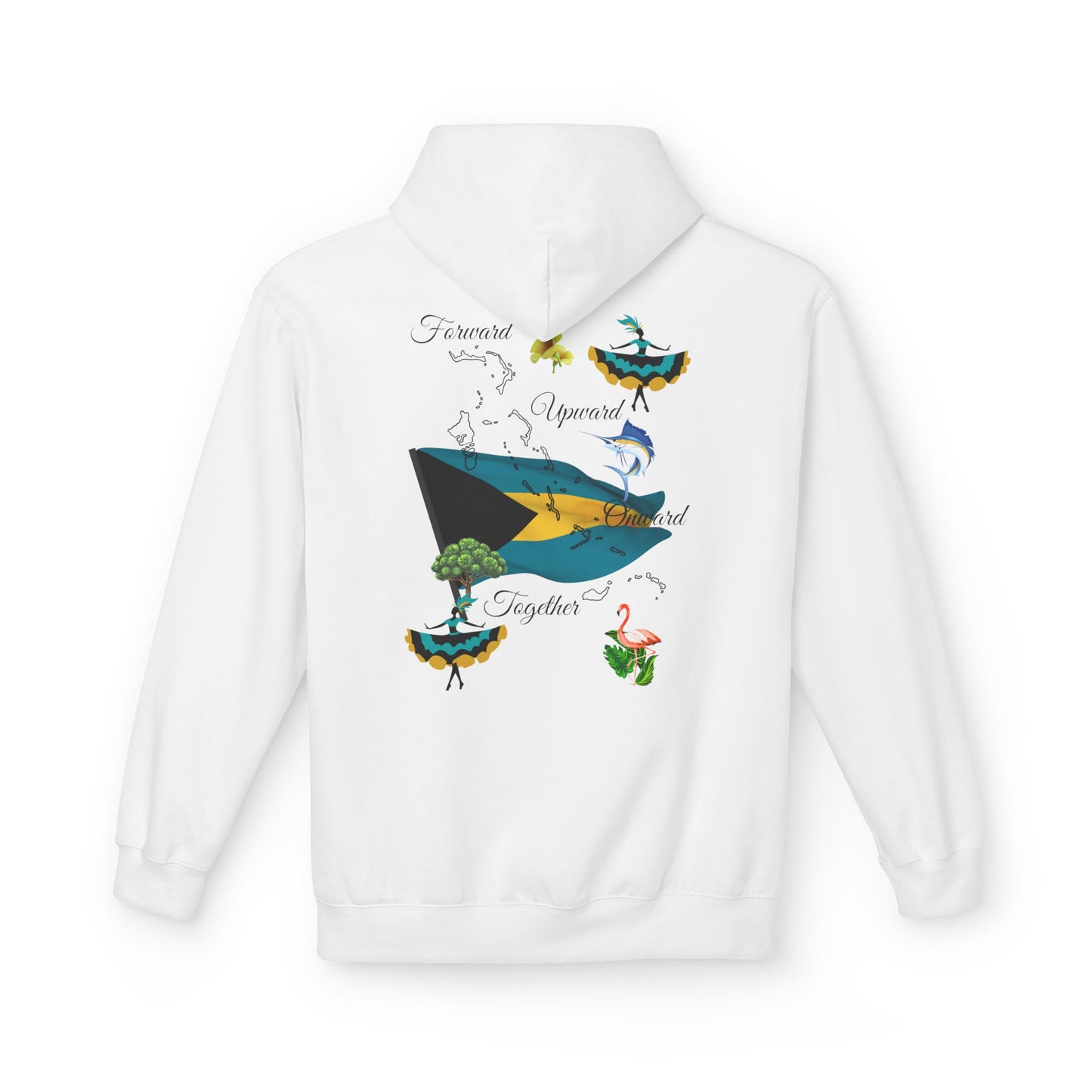 Bahamas Flag Hoodie — Bahamian National Symbols Pullover