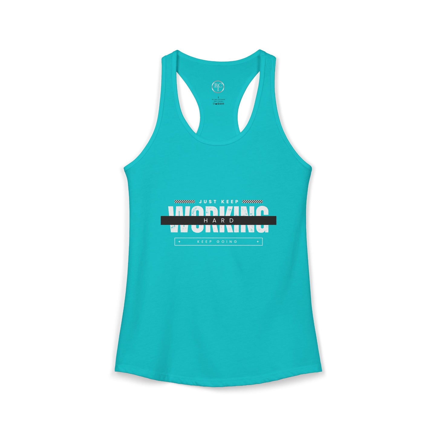 Women's Working Hard Racerback Tank
