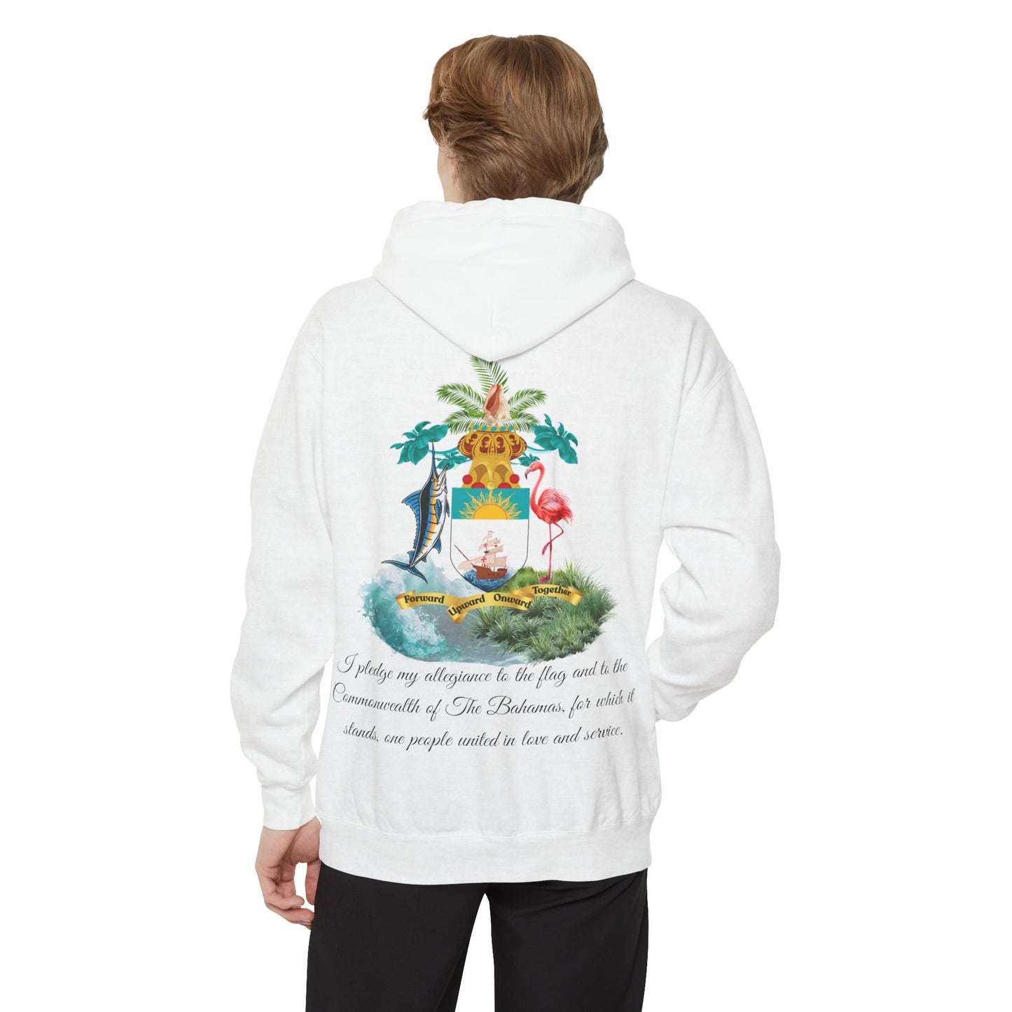 Bahamas Coat of Arms Hoodie — Bahamian Pledge Pullover