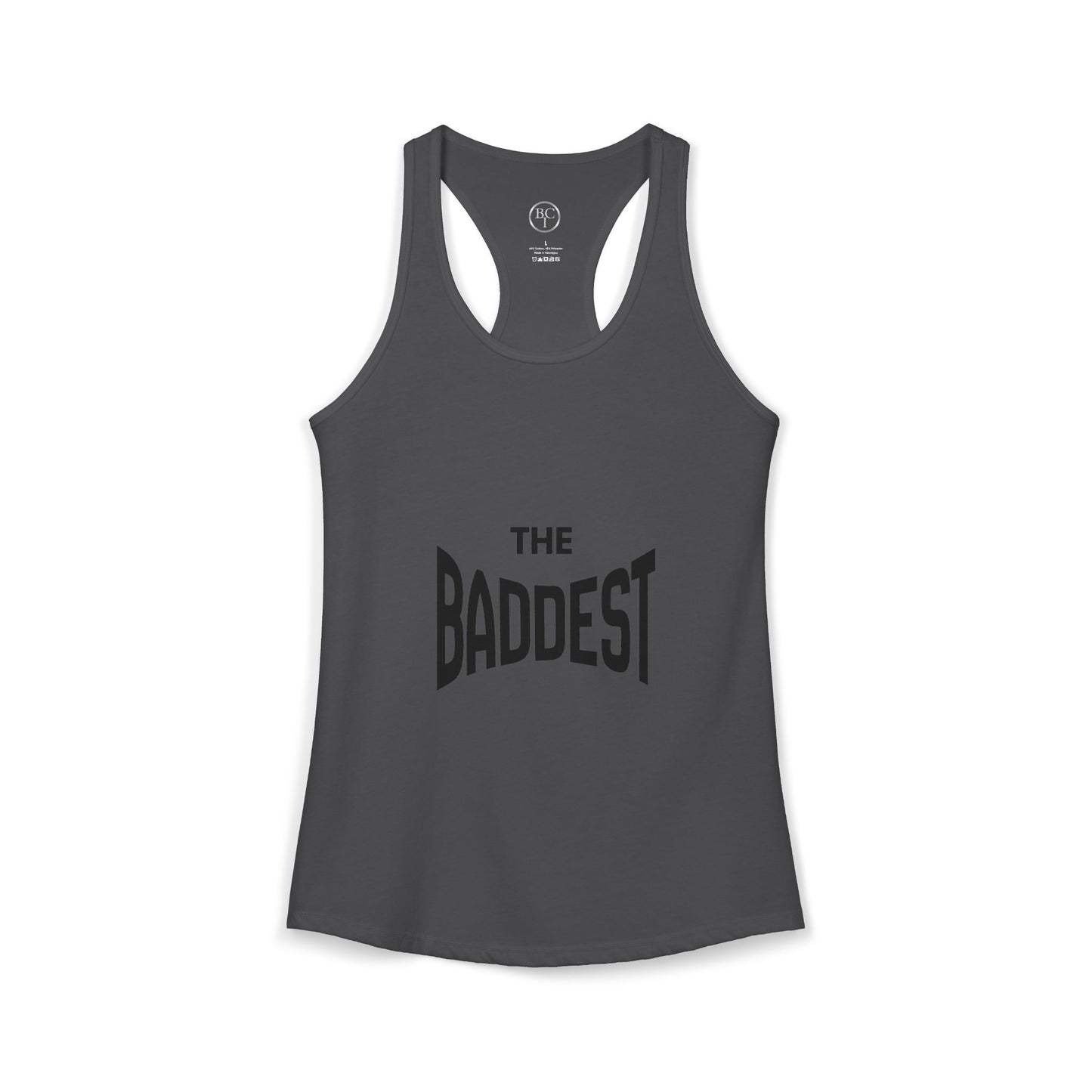 The Baddest Women's Racerback Tank