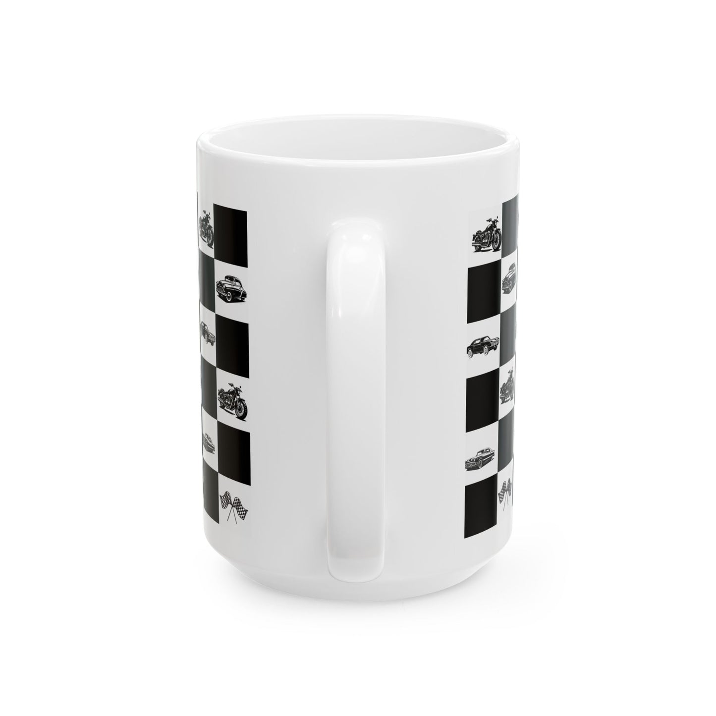 Classic Cars Ceramic Mug — Vintage Auto Coffee Cup (11oz & 15oz)