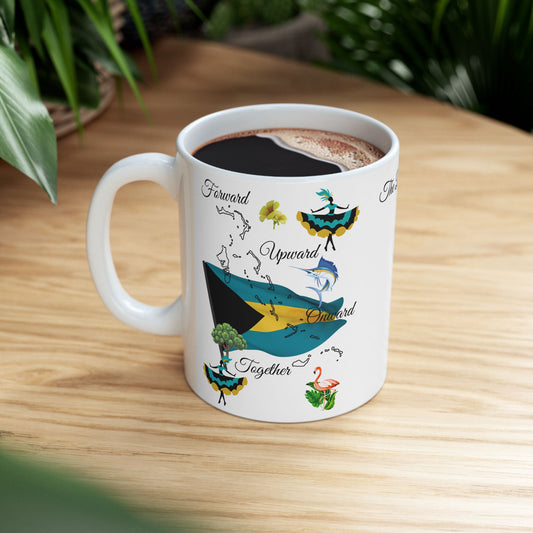 Bahamas Islands Ceramic Mug — Islands of the Bahamas Coffee Cup (11oz/15oz)