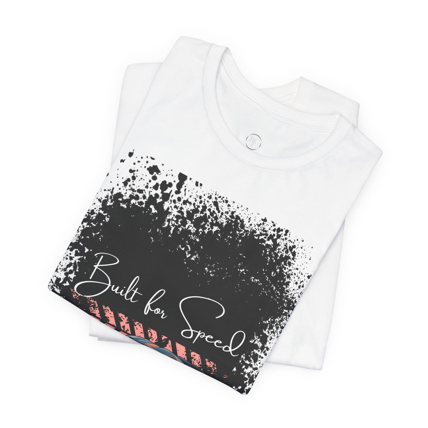 Racing Car Tee — "Built for Speed" Graphic Race Shirt