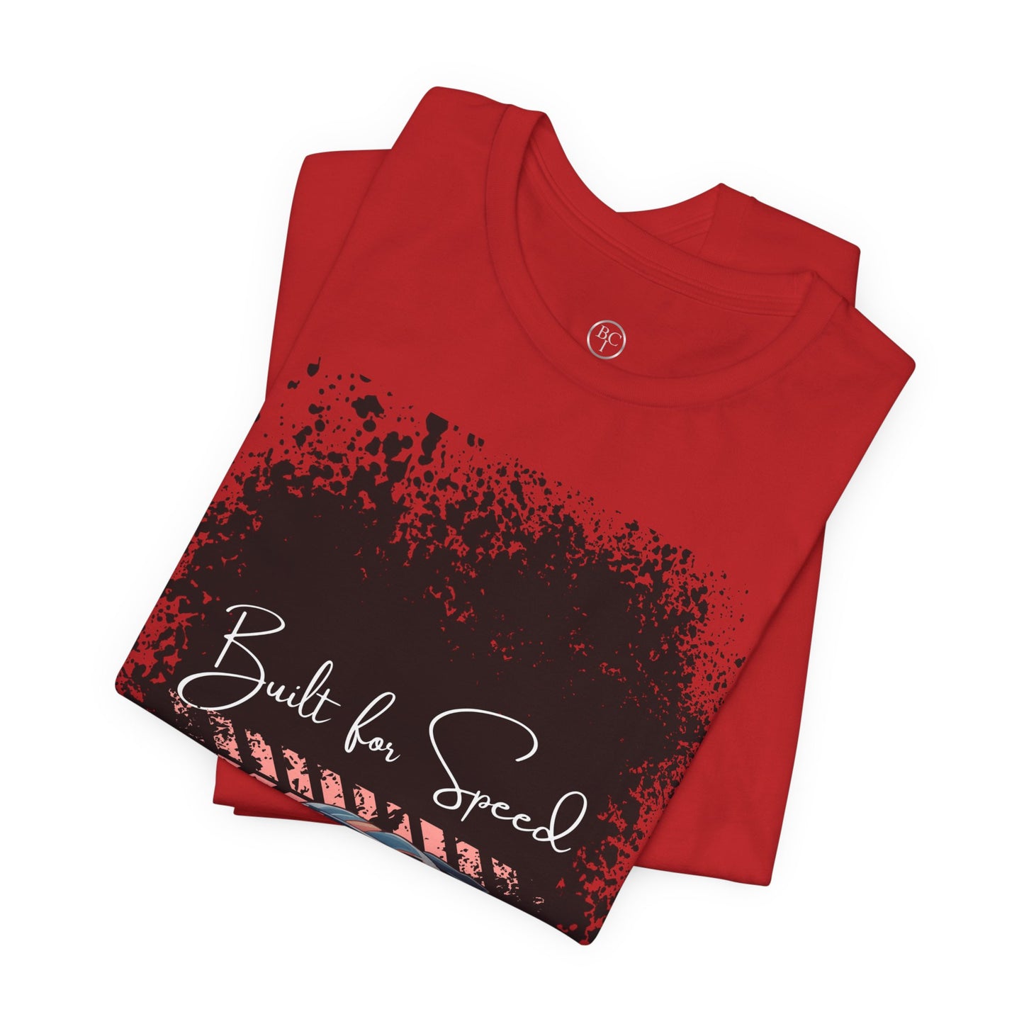 Racing Car Tee — "Built for Speed" Graphic Race Shirt