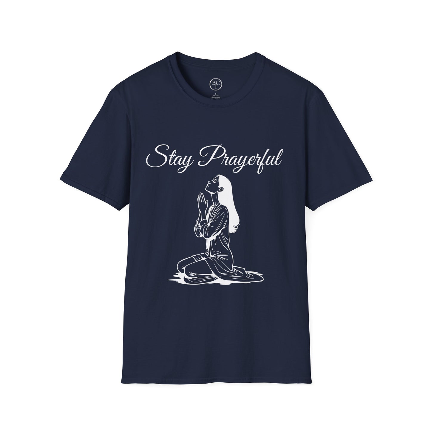 Stay Prayerful T-Shirt — Faith-Inspired Christian Tee