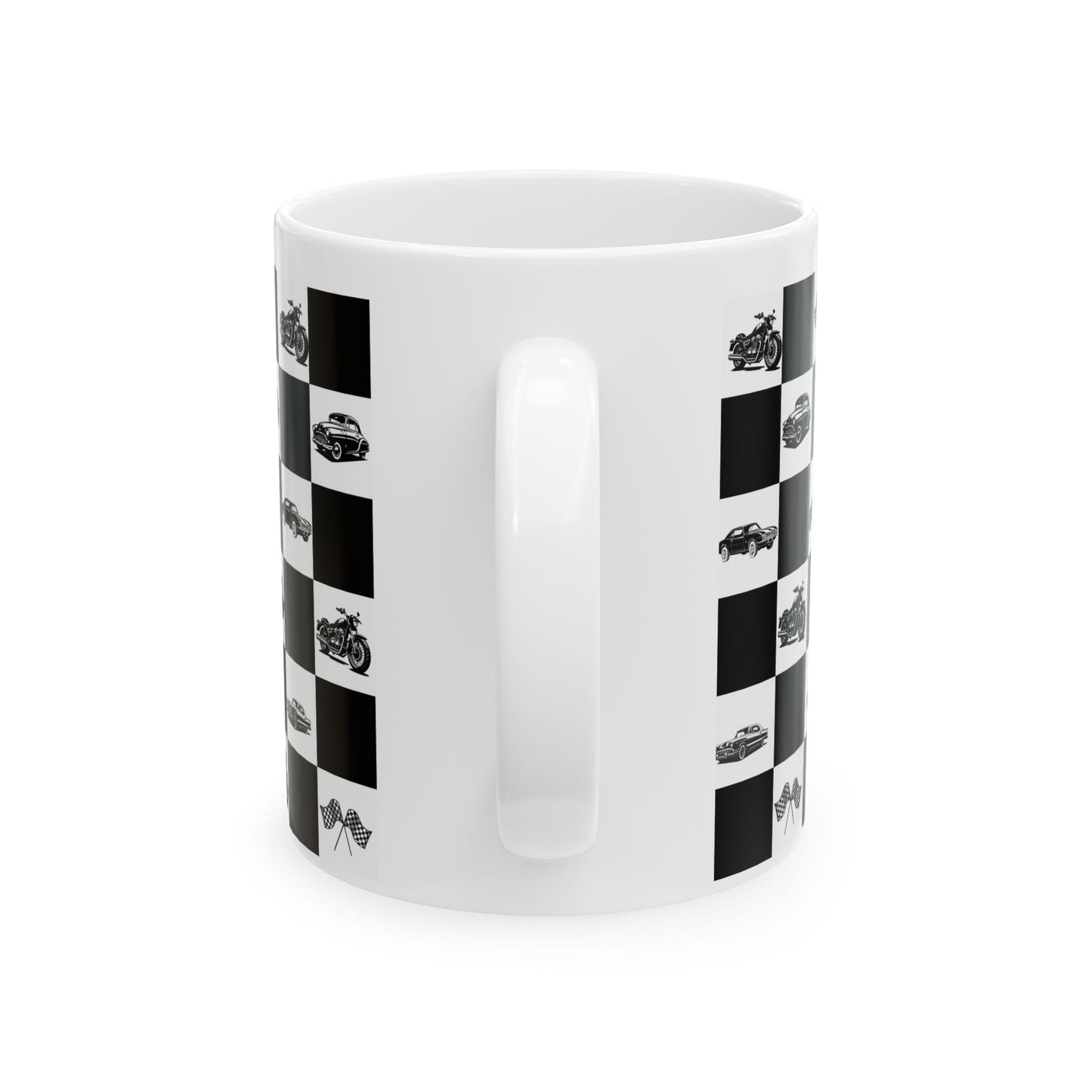 Classic Cars Ceramic Mug — Vintage Auto Coffee Cup (11oz & 15oz)