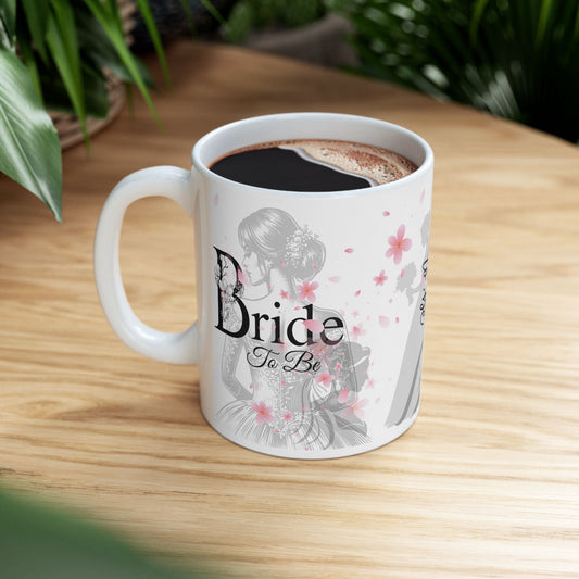 Bride to Be Ceramic Mug — Bachelorette Party Gift, Bridal Shower Coffee Cup (11oz/15oz)