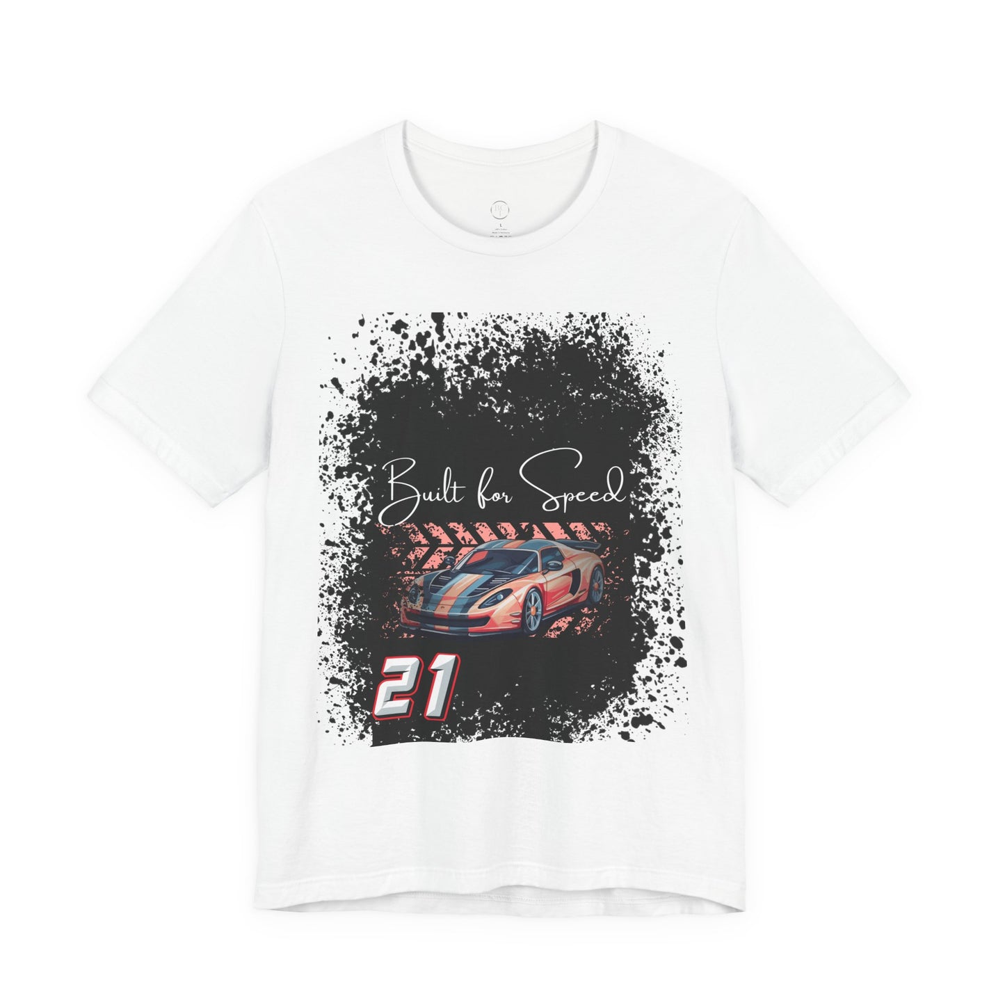 Racing Car Tee — "Built for Speed" Graphic Race Shirt
