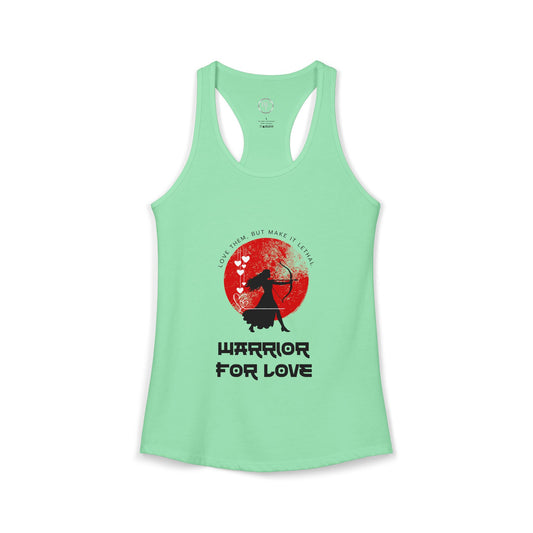Women's  Warrior For Love Racerback Tank