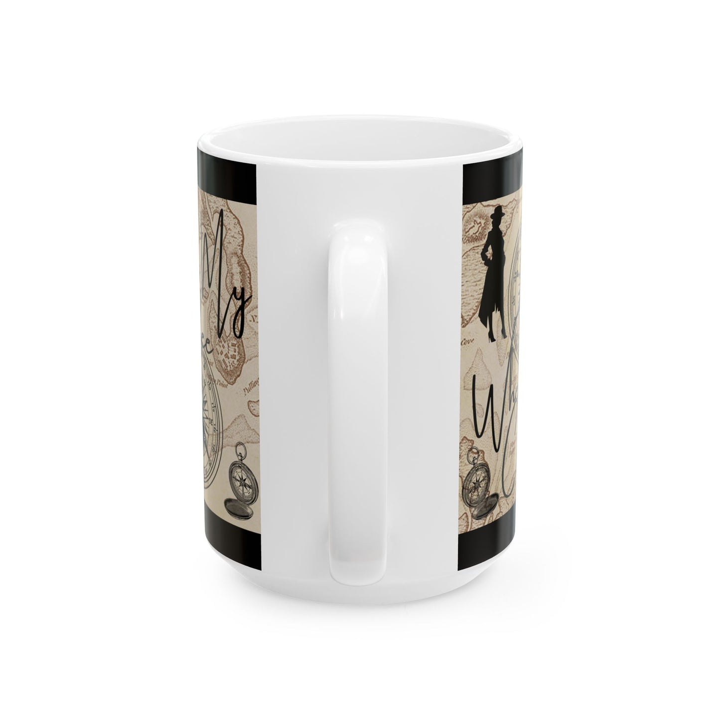 Where's My Coffee? Travel Map Ceramic Mug (11oz & 15oz)