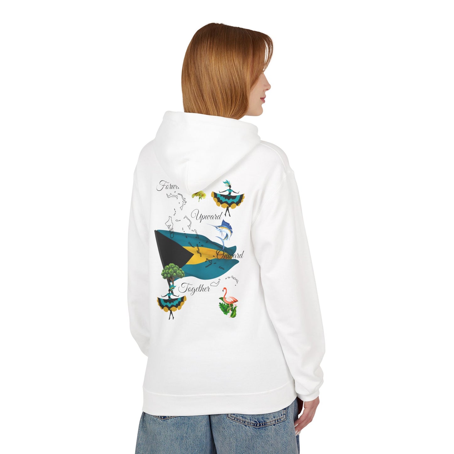 Bahamas Flag Hoodie — Bahamian National Symbols Pullover