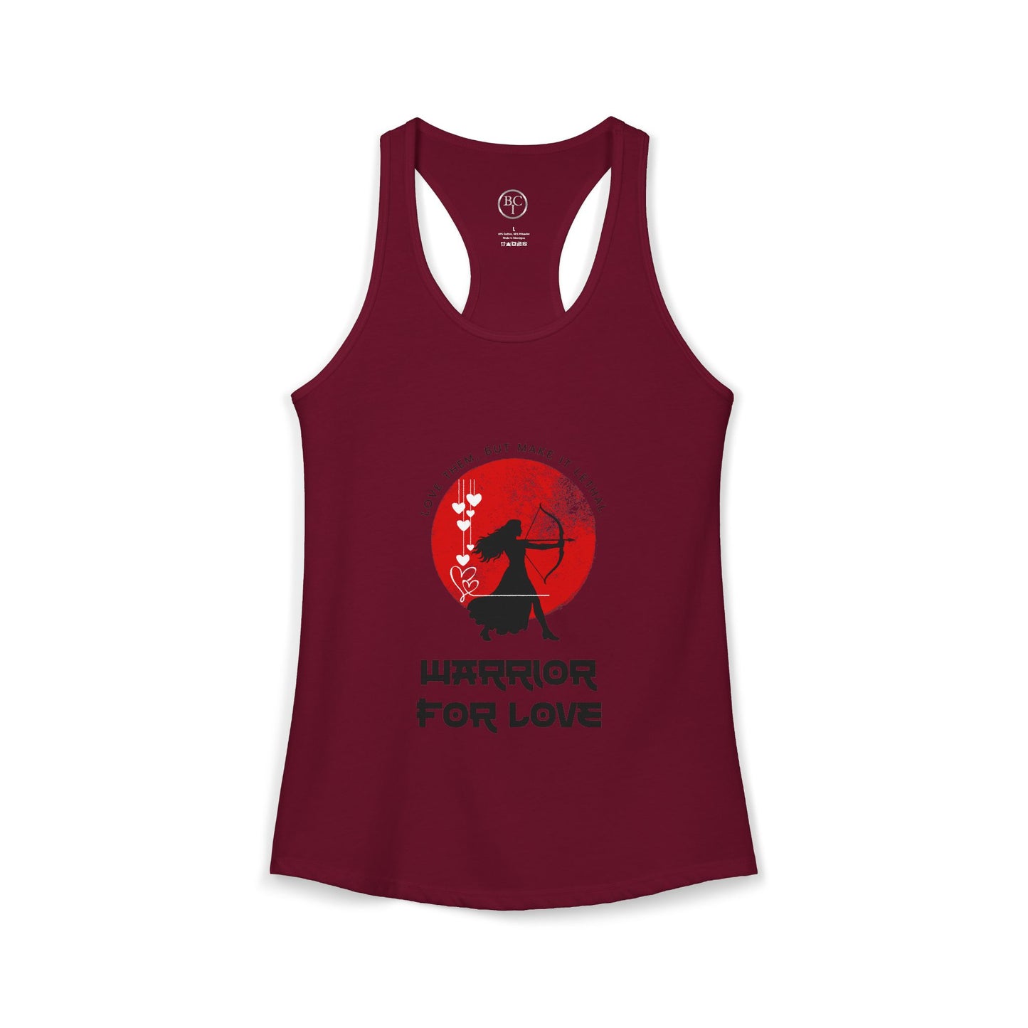Women's  Warrior For Love Racerback Tank