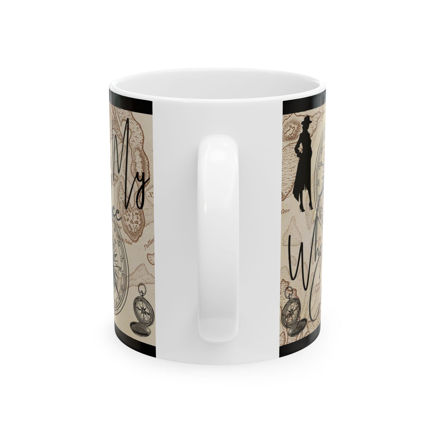 Where's My Coffee? Travel Map Ceramic Mug (11oz & 15oz)