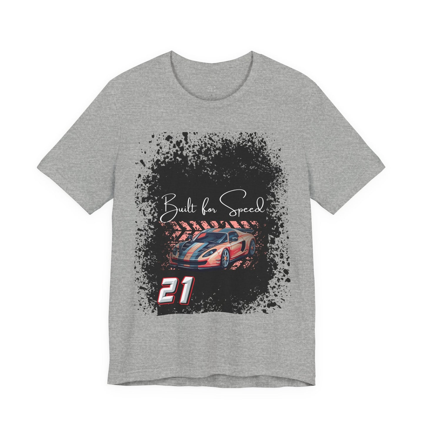 Racing Car Tee — "Built for Speed" Graphic Race Shirt