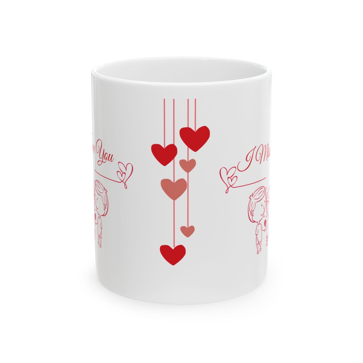 I Love You Ceramic Mug — Romantic 11oz & 15oz Coffee Cup