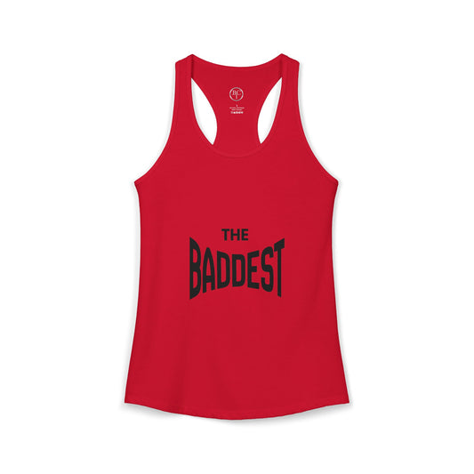 The Baddest Women's Racerback Tank