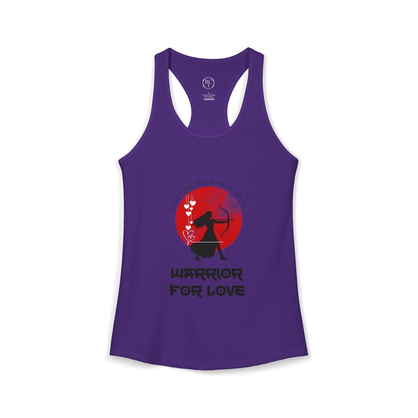 Women's  Warrior For Love Racerback Tank